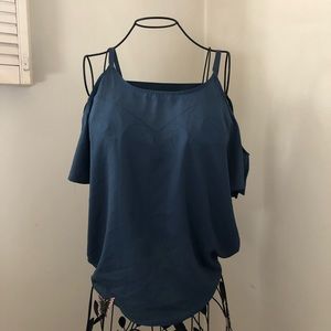 Oversized sleeveless blouse